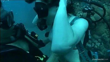 Sabina Lets a Man Fuck Her under Water for an Ocean Polluting Cumshot