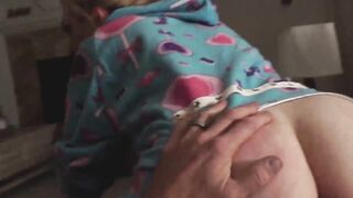 Stepdaughter Casey Ballerini jizzed on after fucking stepdad