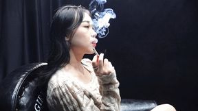 New Sexy heavy qqing`s smoker interview SD