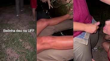 Deu na UFF e depois foi pro dogging no clube naval