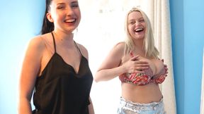 A showdown between Bella Angel and Sandra Sweet