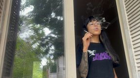 POV: You're my neighbor and watch me smoke in the window