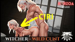 witcher - geralt fuck teen ciri with huge cock when yennefer is not home