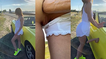 Risky masturbation is the best fun
