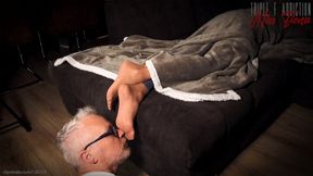 After my explicit consent, he was allowed to smell my feet.- MP4 HD