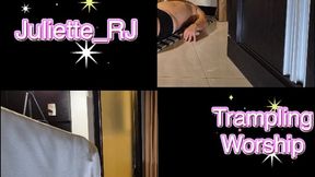 Juliette_RJ Hotel Room Trampling - part 18 - FEET HUMILIATION - TRAMPLING - HARD TRAMPLING - FOOT FETISH - BBW GODDESS - JUMPING AND STOMPING - FOOT WORSHIP - HARD TRAMPLING - HUMAN FURNITURE