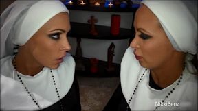 horny ladies nikki benz and jessica jaymes fuck man of the cloth?
