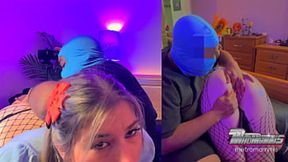 Snow Bunny Takes Hard Cock&#x1F32D; After intense Ass&#x1F351; Spanking!