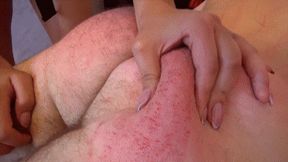 I'LL SCRATCH YOUR ASS UNTIL YOU CAN'T SIT DOWN FOR A WEEK!:CRUEL ASS AND BACK SCRATCHING