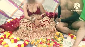 Indian Bhabhi Fucked First Time by Husband First Night Hot Hindi Sex Video