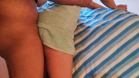 Stepbrother Fucked His Stepsister After Shower, When No Ones at Home.