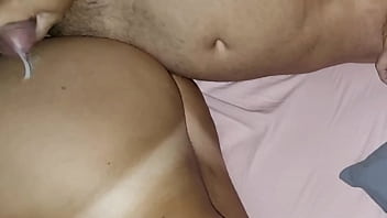 Me and my wife cumshot in ass and eating cum Karina and Lucas