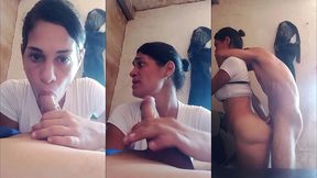 oral y anal doloroso con final inesperado