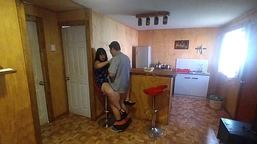 I go to visit my stepfather's house and find my stepmother alone, I take the opportunity to fuck her