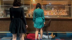 2 Russian House Wifes at Bar BallBusters