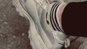 JERKING OFF TO MY DANGLING SNEAKERS