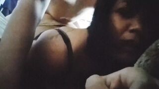 REAL HISPANIC AMATEUR ORGASM PRIVATE double penetration WITH CUCUMBER