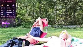 Sunbathing Wife Uses Machine and Dick&#x1F32D;