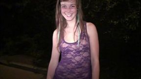 Alexis Crystal joins the public sex dogging group party