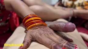 My Newly Married Horny Indian Bhabhi Ride on My Dick Like Harlot