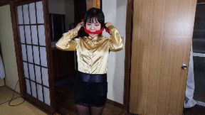 Made in Japan 8: Japanese teacher Kuroi gets tied and gagged by foreigner student!