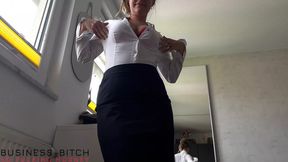 Cowgirl gets ridden hard by boss on floor in steamy POV