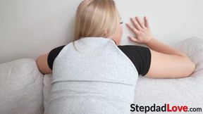 Spoiled stepdaughter Harley King needs to be taught a lesson by her strict stepdad