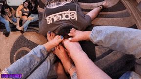 Triple Foot Worship Road Trip - You Pay for our Ride, you Gag on our Feet