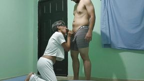 I Catch My Stepbrother Masturbating and We End up Having Rich Sex with Cumshot on the Pussy