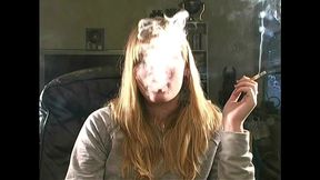 anika 19 yr old blonde non-nude sfw smoking clips