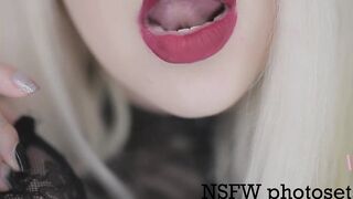 ASMR LIPS BONDAGE - LIPSTICK BDSM * YouTuber / Twitch Streamer / Tiktoker * ASMR AMY B