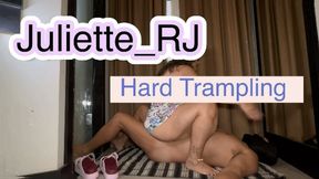 Juliette_RJ Delicious and Sexy Trampling after Footworship and Oral Sex - FOOT WORSHIP - TOE SUCKING - FOOT FETISH - BAREFEET - BARE SOLES - FOOT LICKING - TOES SUCKING - BBW FEET - MATURE FEET - BBW BODY - TRAMPLING