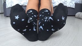 I Cut MY dirty socks close UP aa