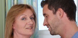 Horny British mature lady gets fucked by her young lover