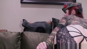 Horny Housewife Shanda Fay Shoots Her Soldier'_s Rifle!