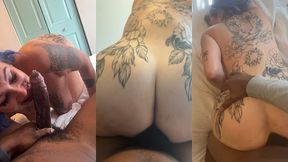 screaming harley quinn teen snow bunny pawg ch0kes & cums on bbc