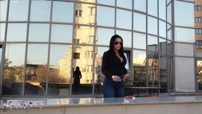Humiliation on the balcony POV