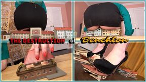 The Destruction of Benchton - Giantess Butt Crush with Jacquelyn Velvets 1080 mp4