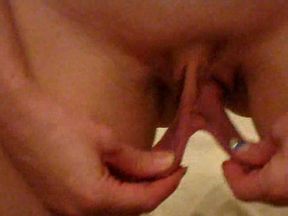 My elastic and big vulvar lips look like a bat with spread wings