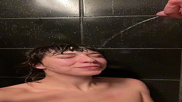 Nova Flame with her mouthful of Piss