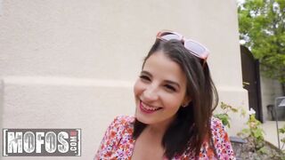 Vulgar Bombshell Goddess LaSirena69 Undresses - MOFOS