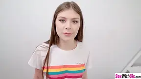 Stepsis Rode A Pillow And Big Hard Cock While Stepbroth