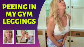 Peeing in my Gym Leggings