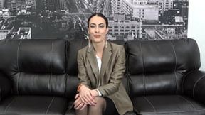 Roughly-fucked secretary blows cocks and eats butt&#x1F351;-crack for promotion, ends with anal&#x1F44C; creampie, yay!!