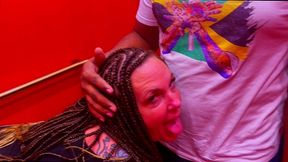 horny cougar from canada get passed around by two studs in jamaica