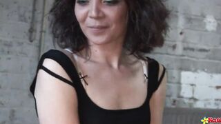 Net69 - Dutch Dark Hair Caught Having Fun with her cunt Gets banged! by a Stranger