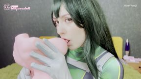 mha: froppy got a hentai sex doll as a gift from a crazy fan