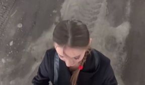 Public Bj with Hot Czech Girl