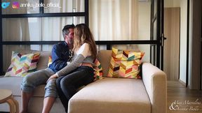 Couch Thrill: Hot Couple's Hotel Room Sodomy During Vacay