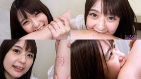 Satori - Biting by Japanese cute girl part1 bite-172-2 - wmv